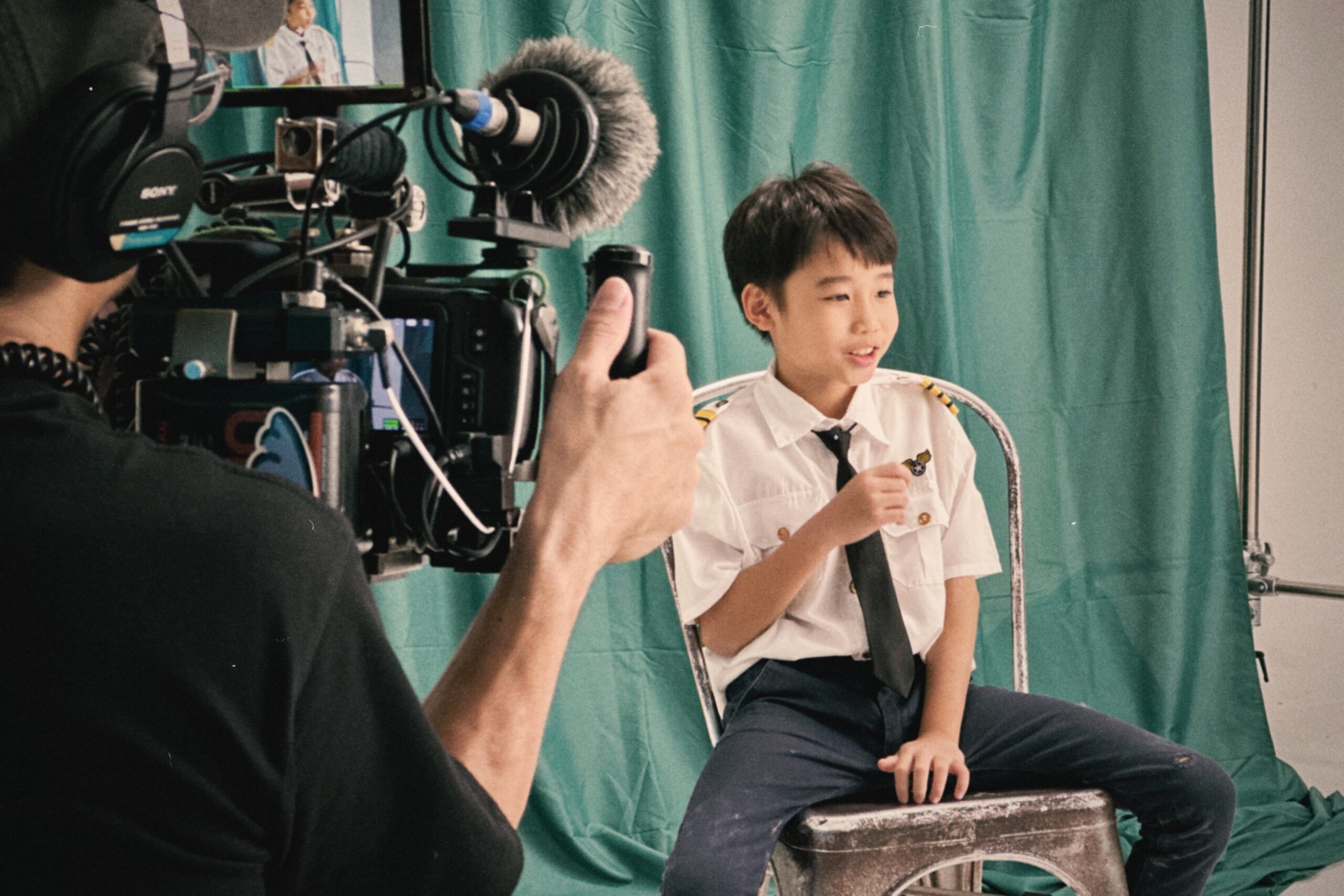 Behind-the-Scenes Photos of Filming